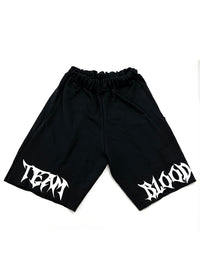 Pantalón Short "Team Blood" NEGRO