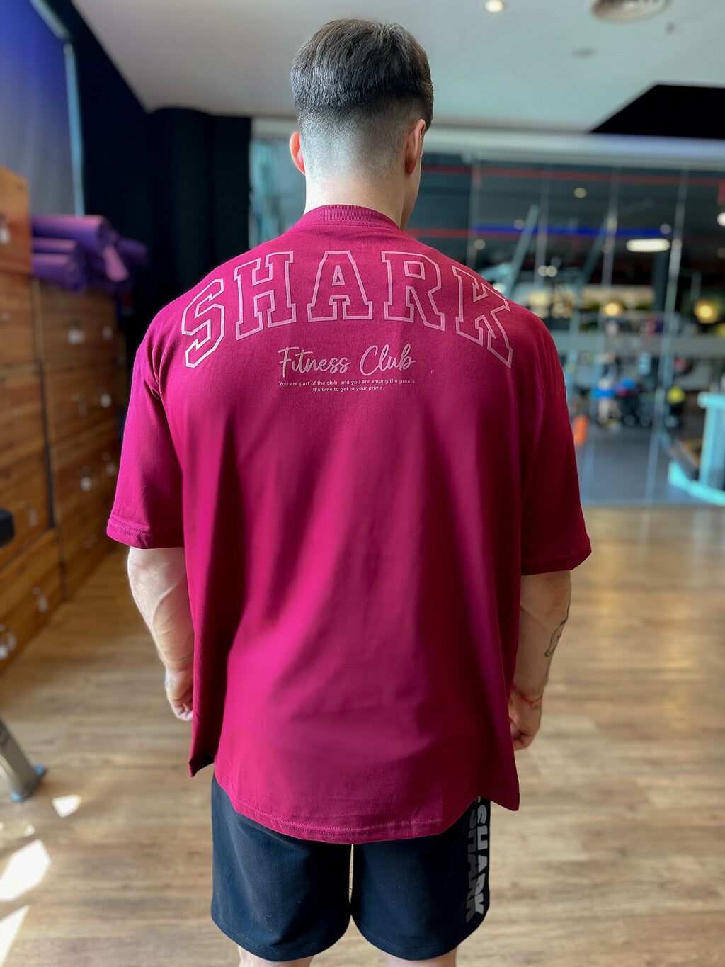 Remeron Oversize "Fitness Club" Bordo