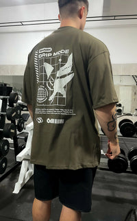 Remeron Oversize "Location" Verde Militar